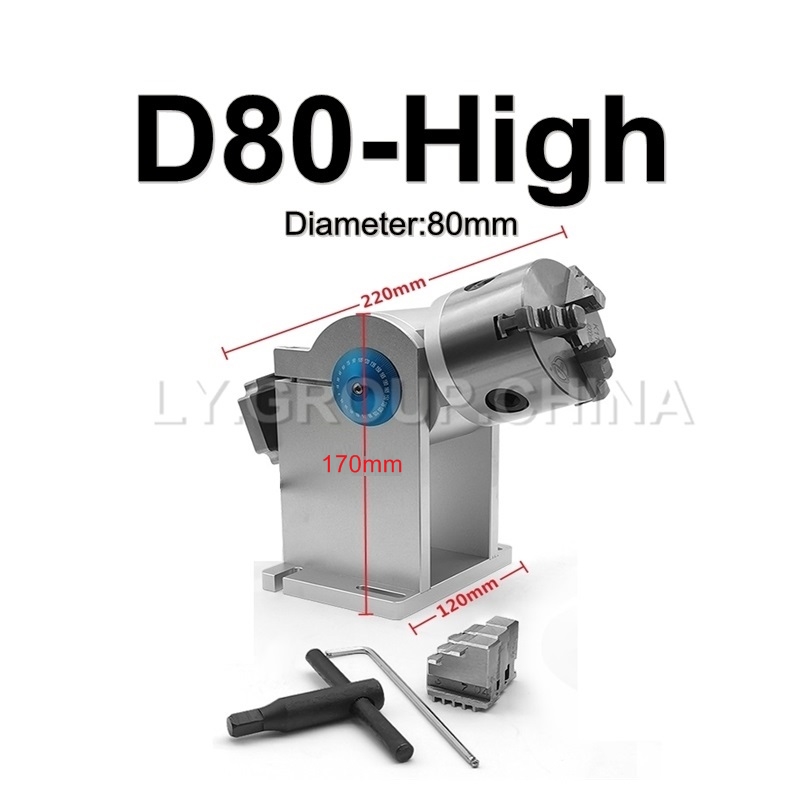 80mm Chuck D80 3 Claws Rotary  - Co2 Laser Engraving Machine 评论和价格