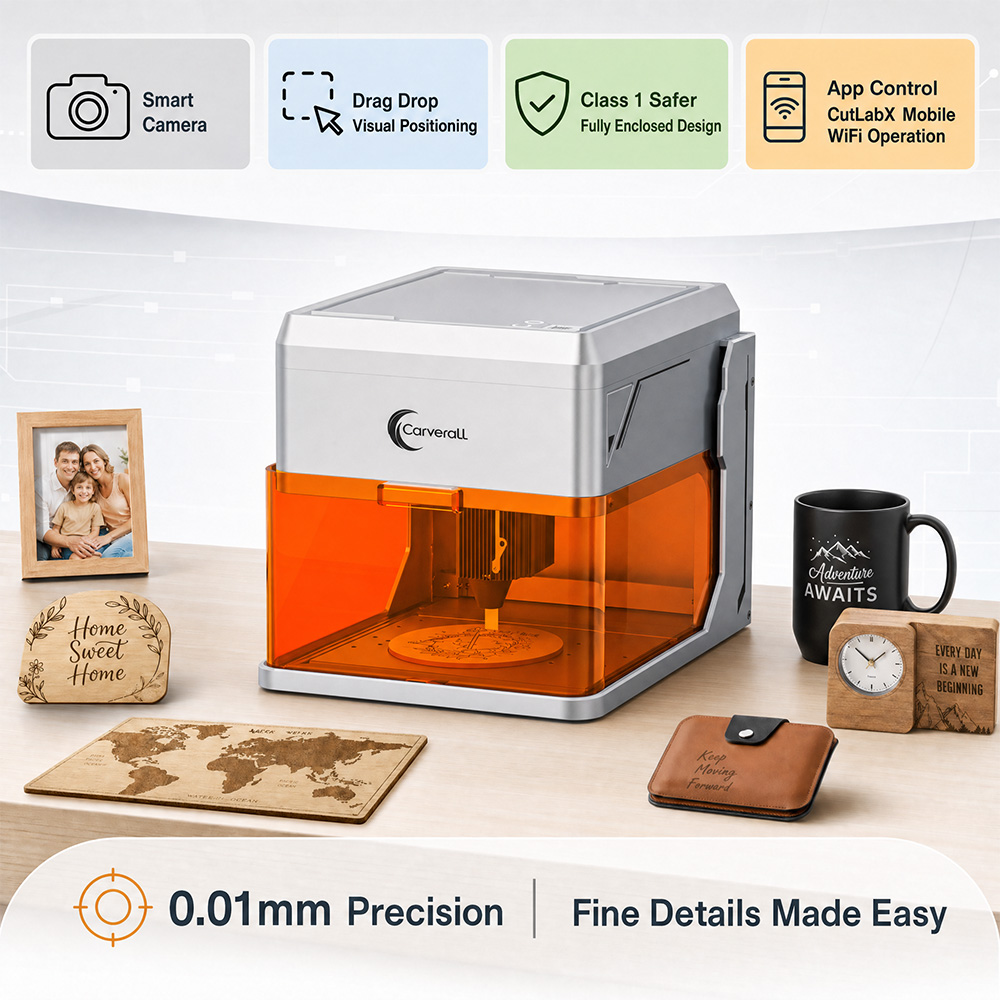 Carverall A1PRO 10W Laser Engr - Industrial Handheld Laser Engraver 评论和价格